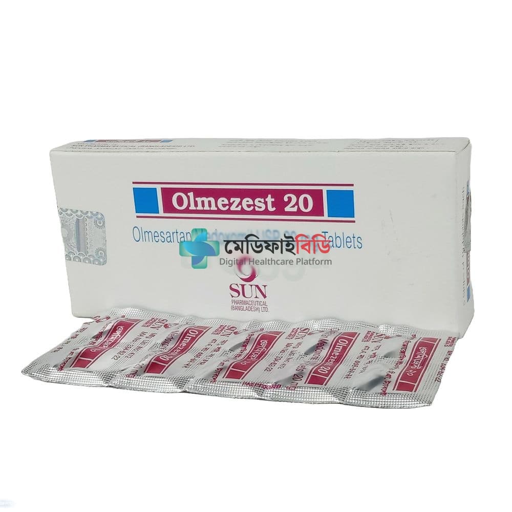 Olmezest 20 20mg — Olmesartan Medoxomil
