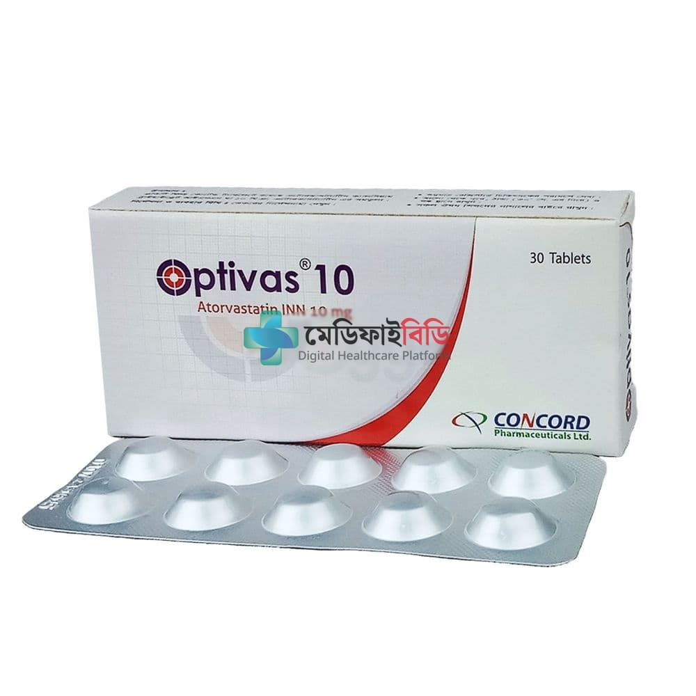 Optivas 10 10mg — Atorvastatin