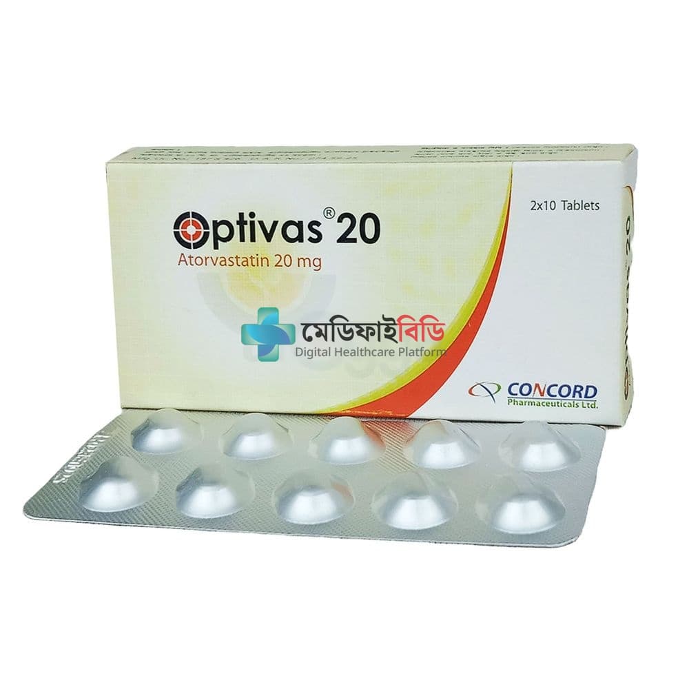 Optivas 20 20mg — Atorvastatin