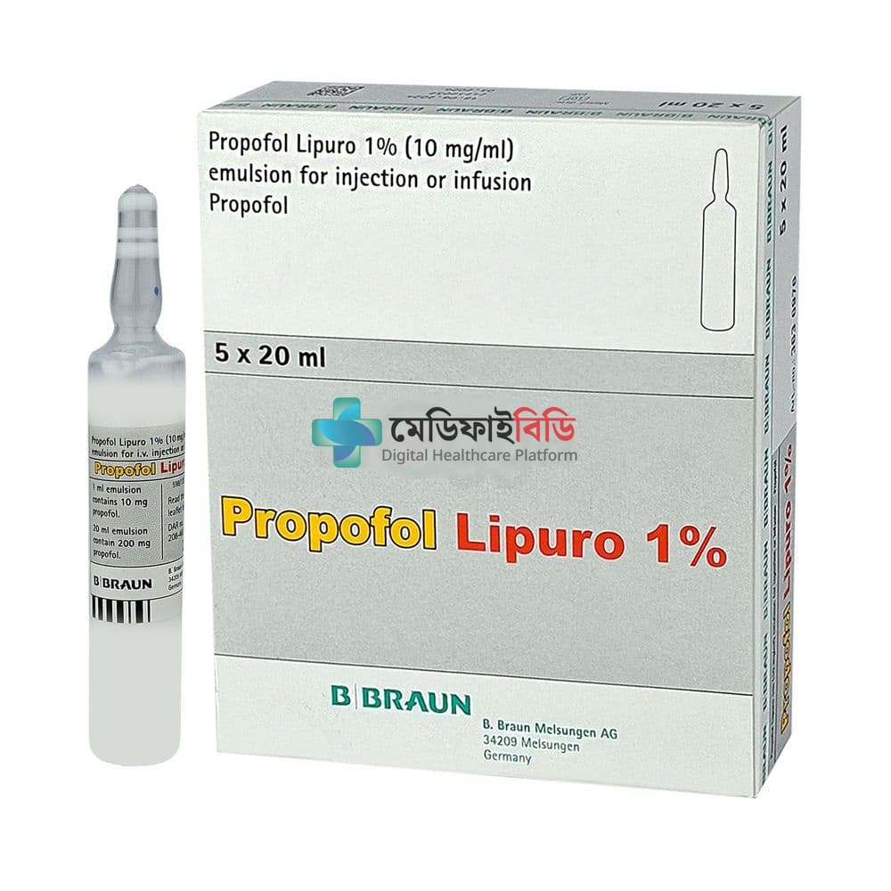 Propofol Lipuro 10mg/ml