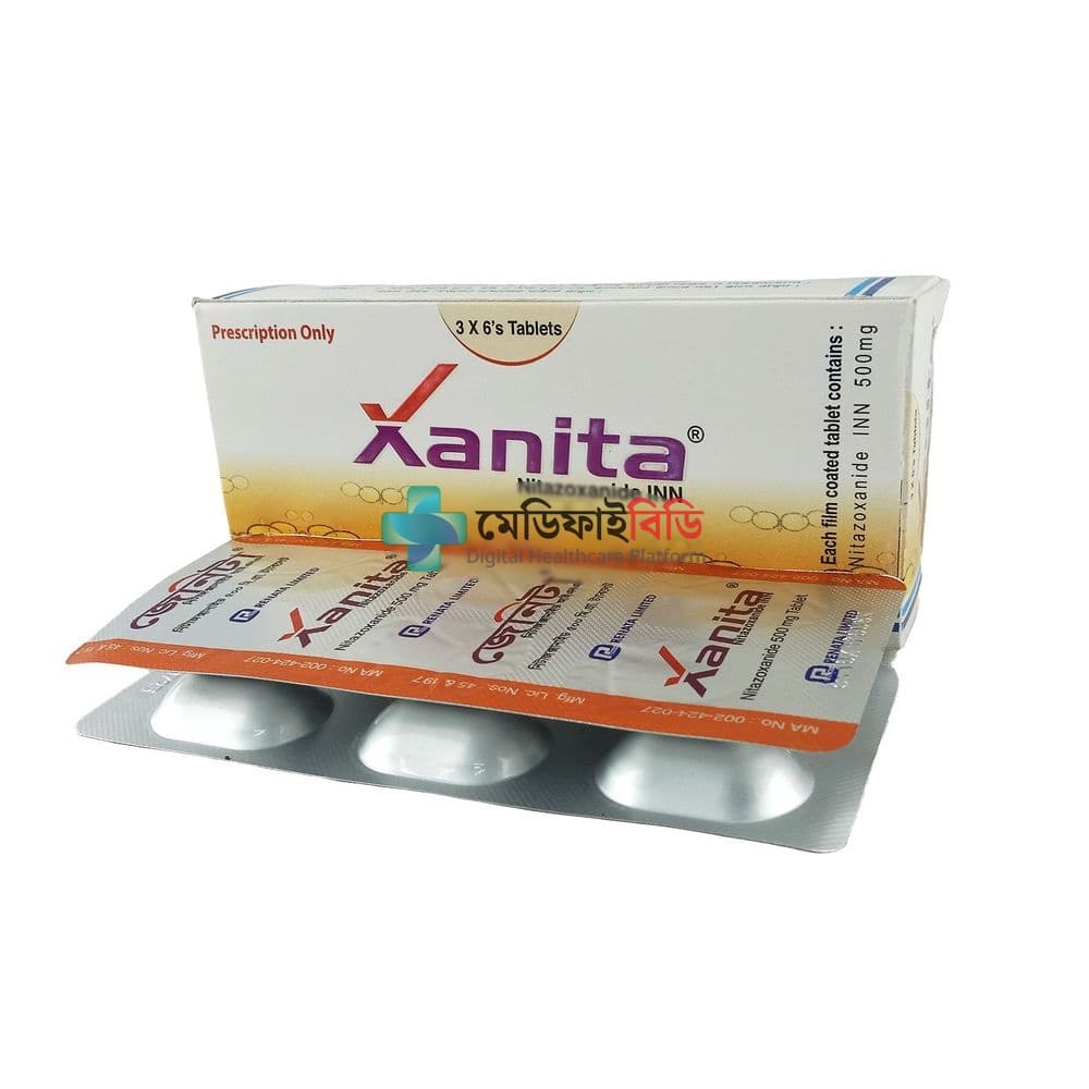 Xanita 500 500mg — Nitazoxanide