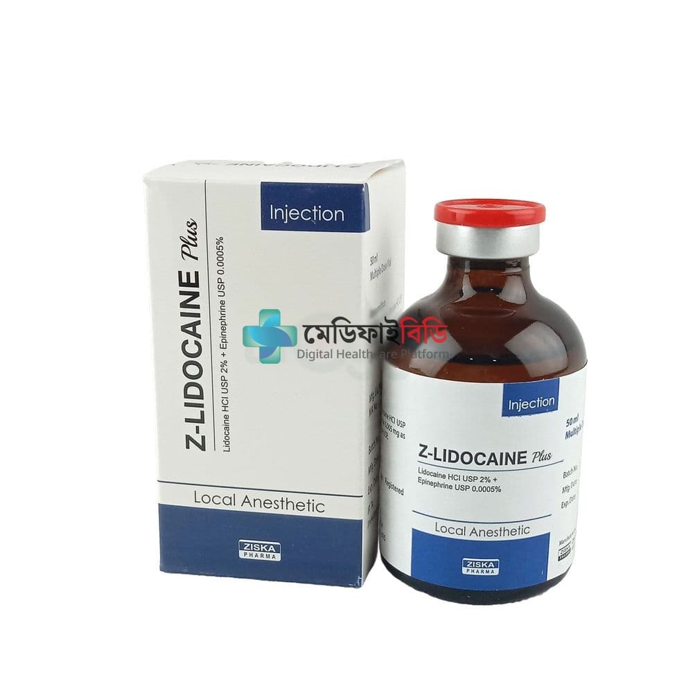 Z-Lidocaine Plus 20mg+0.005mg/ml