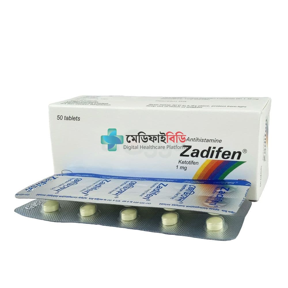 Zadifen 1mg — Ketotifen
