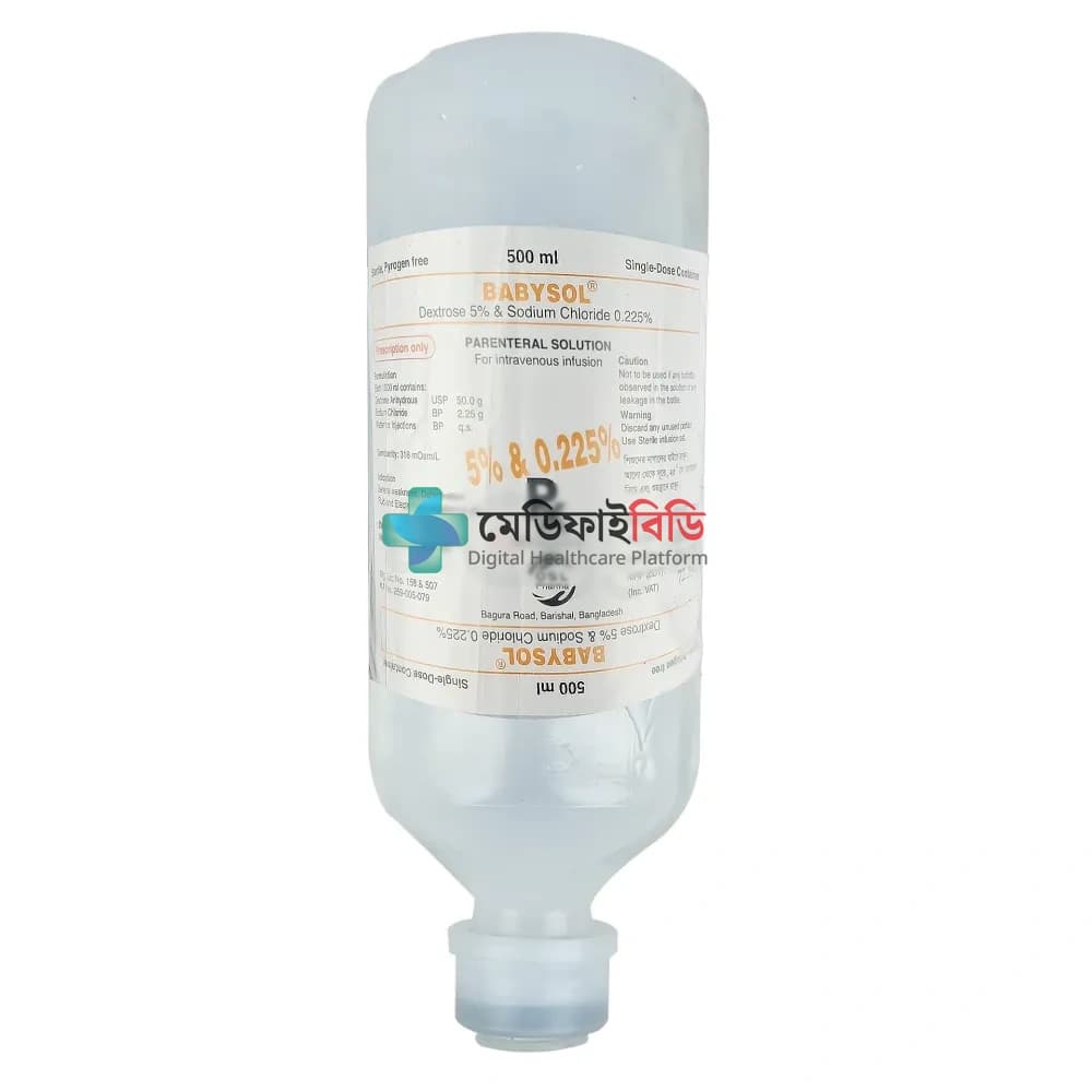 Babysol 500ml IV 5%+0.225%