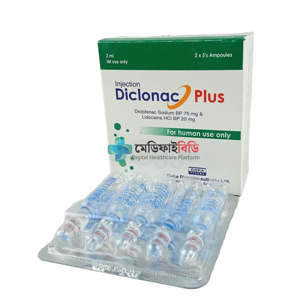 Diclonac PLUS IM 75mg+20mg/2ml