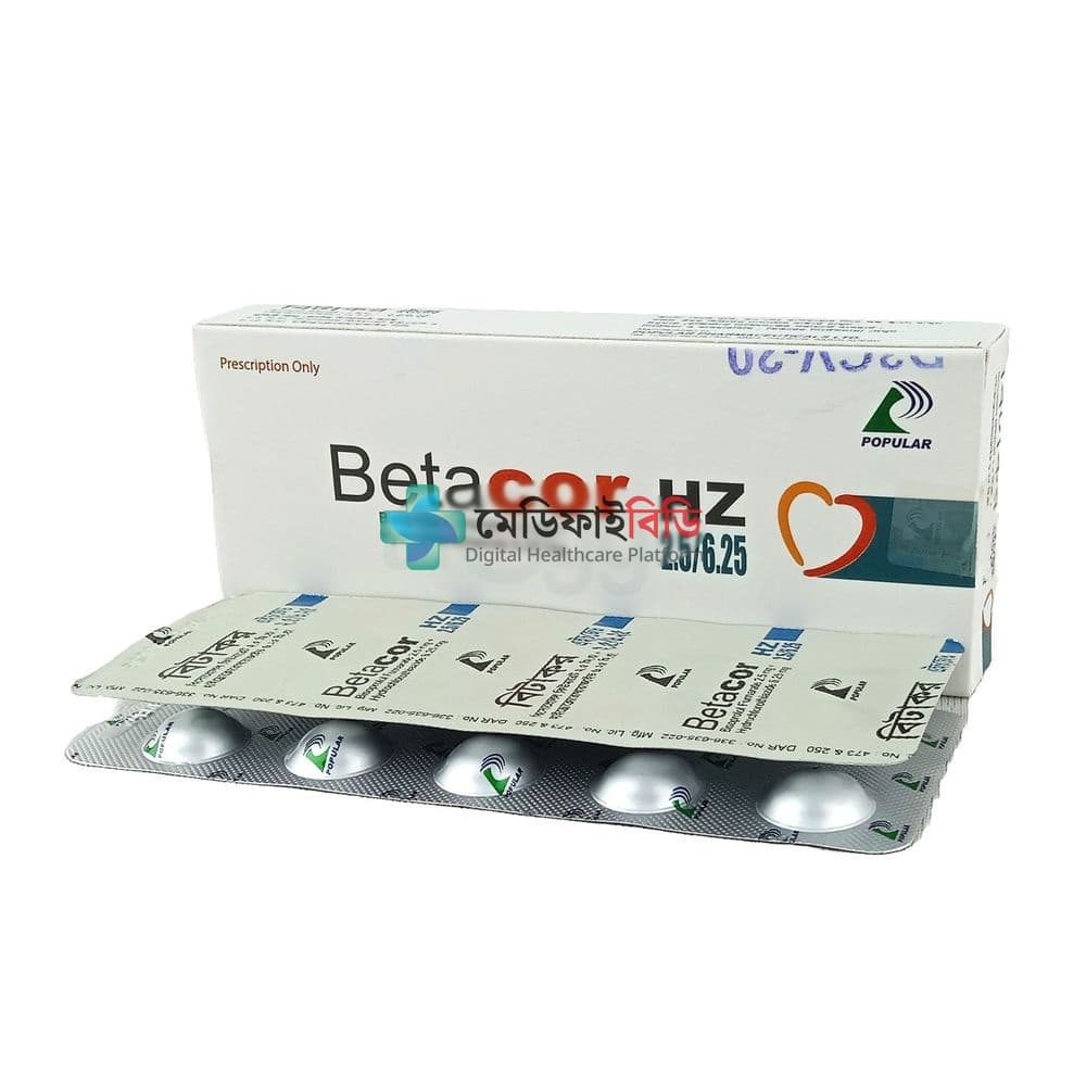 Betacor HZ 2.5 2.5mg+6.25mg