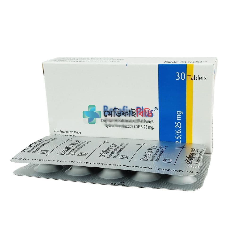 Betafix Plus 2.5/6.25 2.5mg+6.25mg