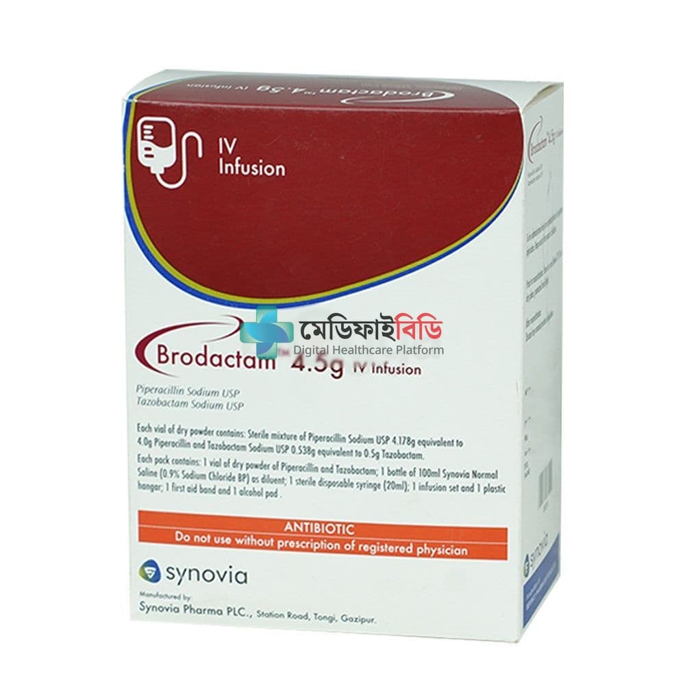 Brodactam IV 4gm+0.5gm/vial
