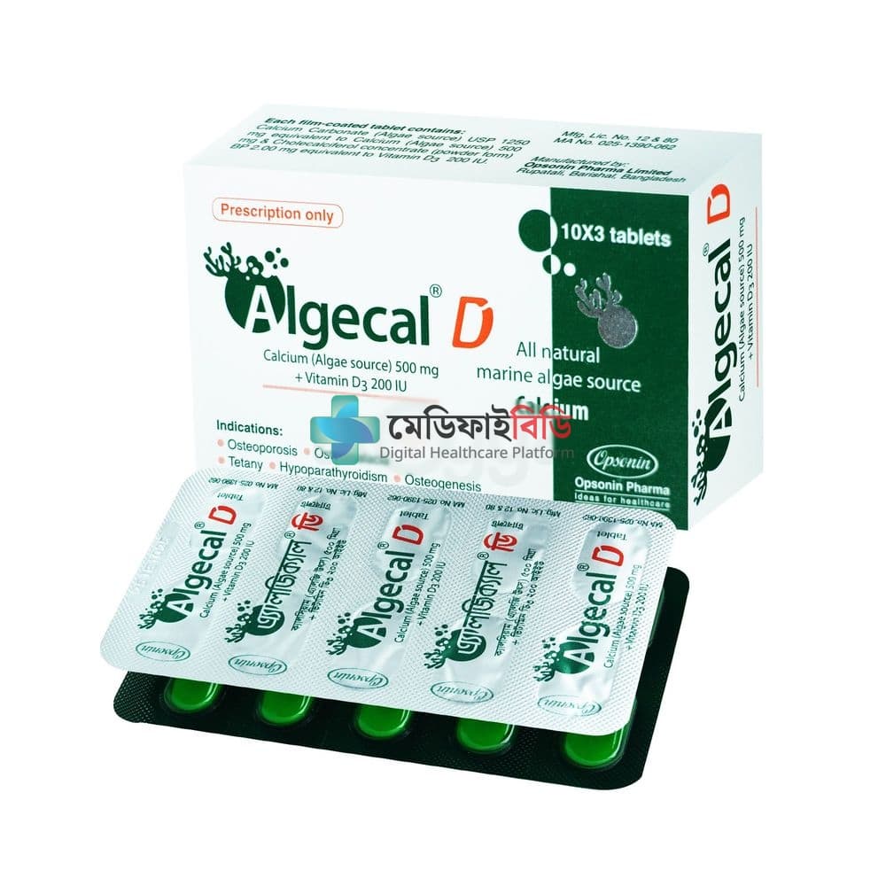 Algecal D 500mg+200IU