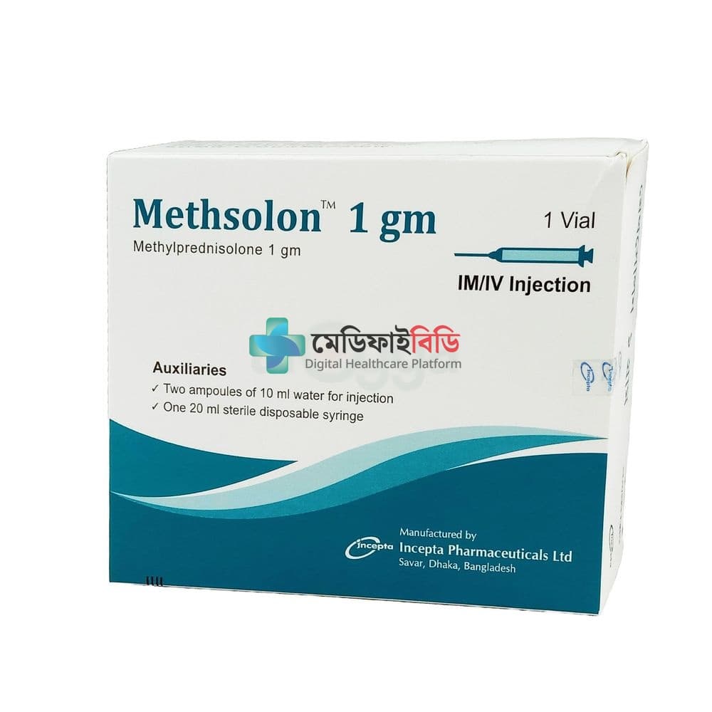 Methsolon 1 gm IV/IM 1gm/vial
