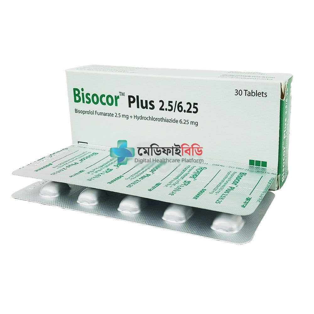 Bisocor Plus 2.5/6.25 2.5mg+6.25mg