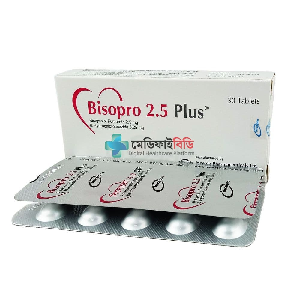 Bisopro Plus 2.5 2.5mg+6.25mg