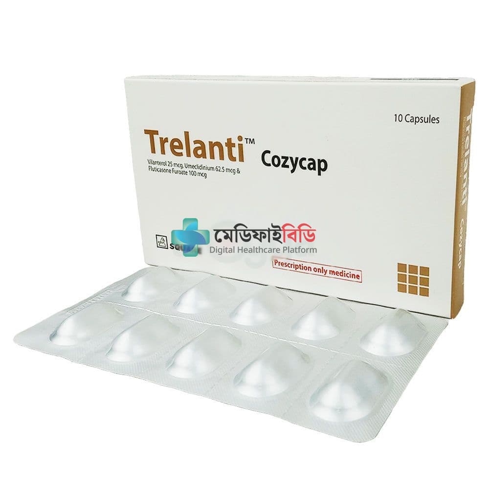 Trelanti 100 Cozycap 25mcg+62.5mcg+100mcg
