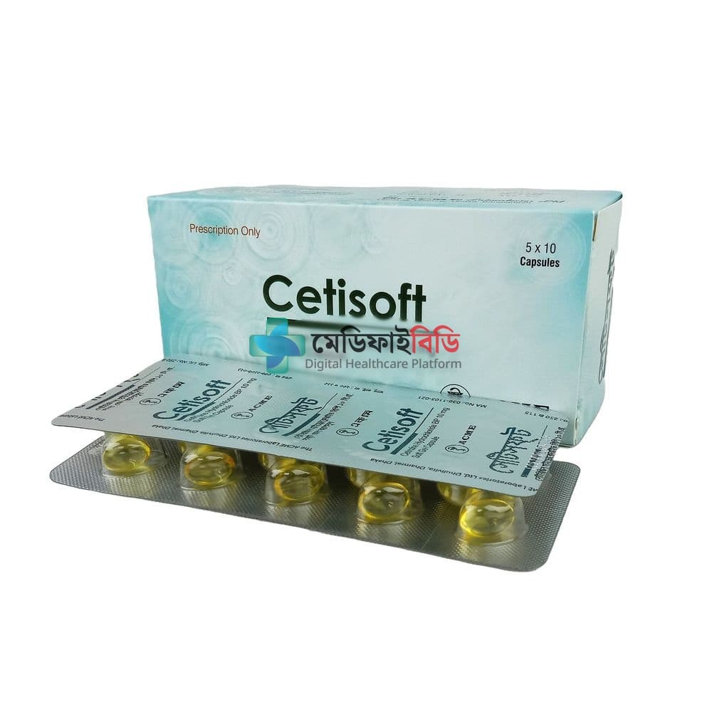 Cetisoft 10mg — Cetirizine Hydrochloride