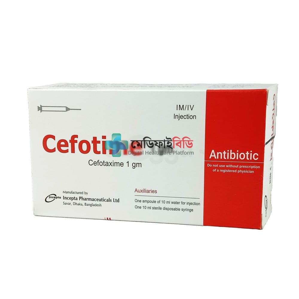 Cefotime 1gm IV/IM 1gm/vial