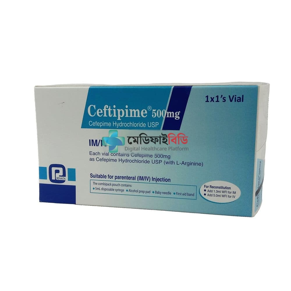 Ceftipime IV/IM 500mg/vial