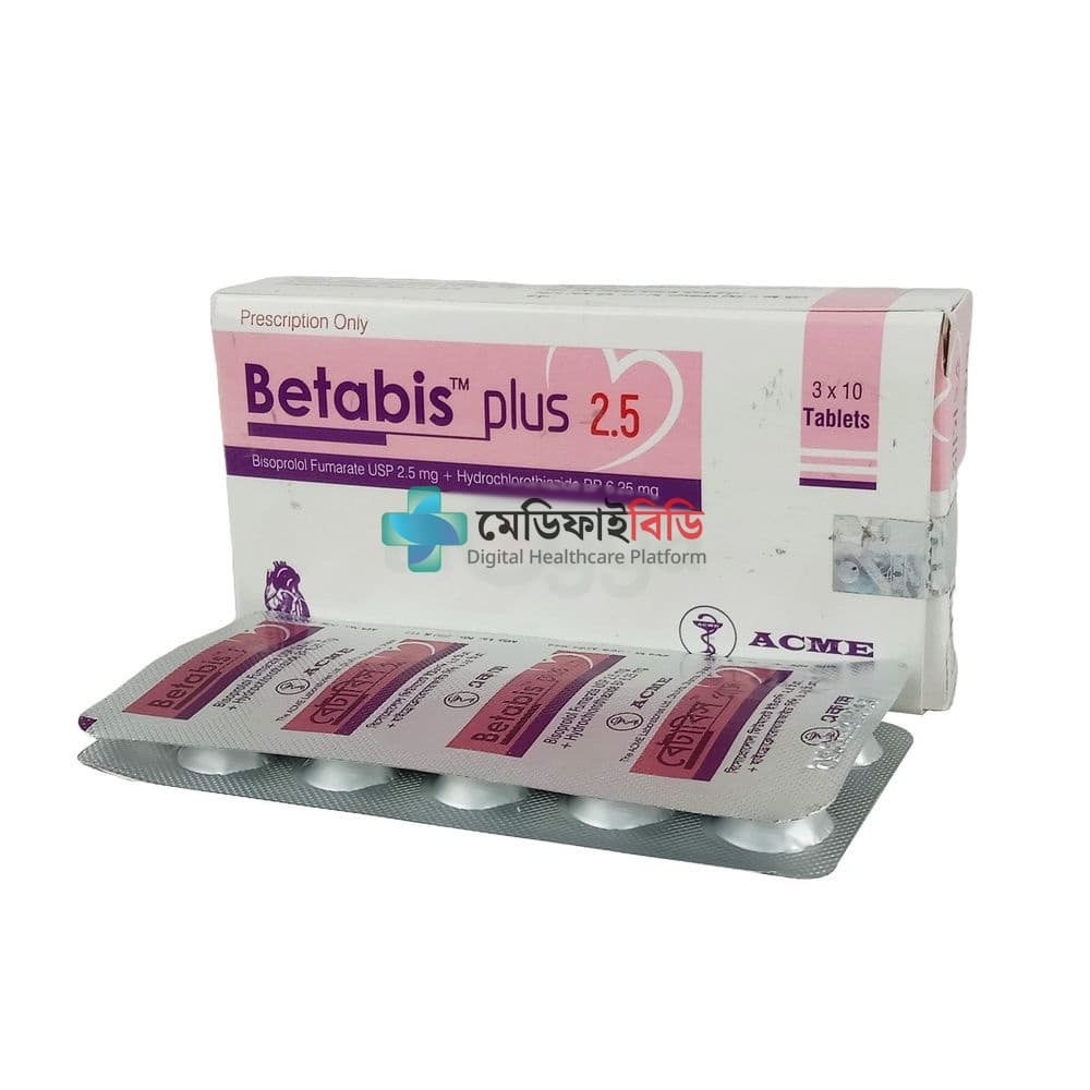 Betabis Plus 2.5 2.5mg+6.25mg