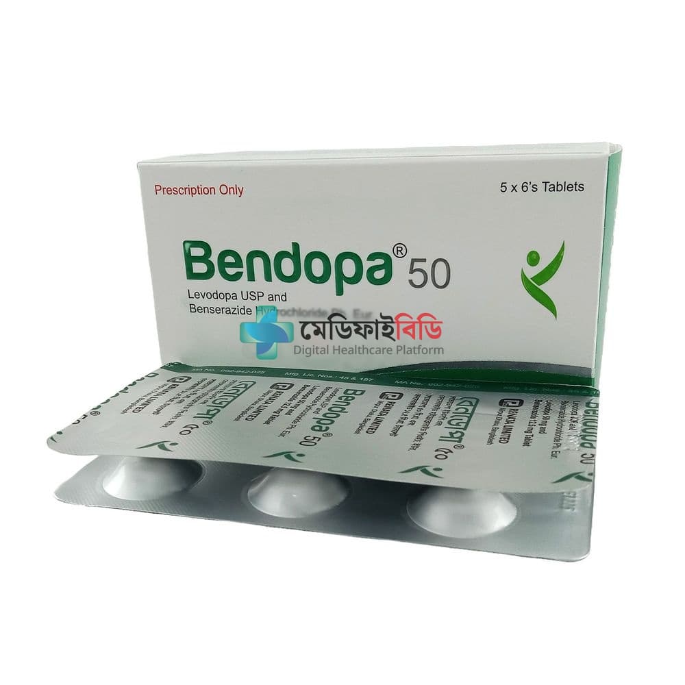 Bendopa 50 50mg+25mg