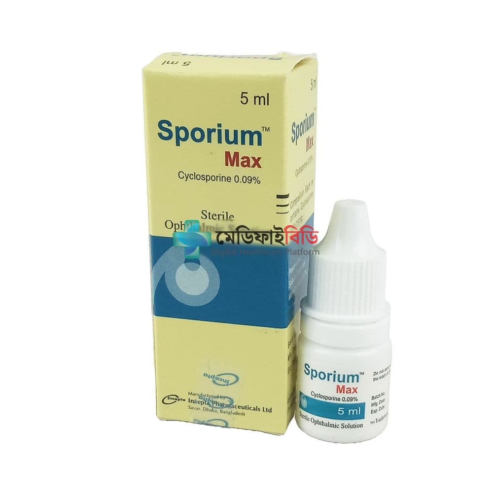 Sporium Max Eye Drop 0.09%
