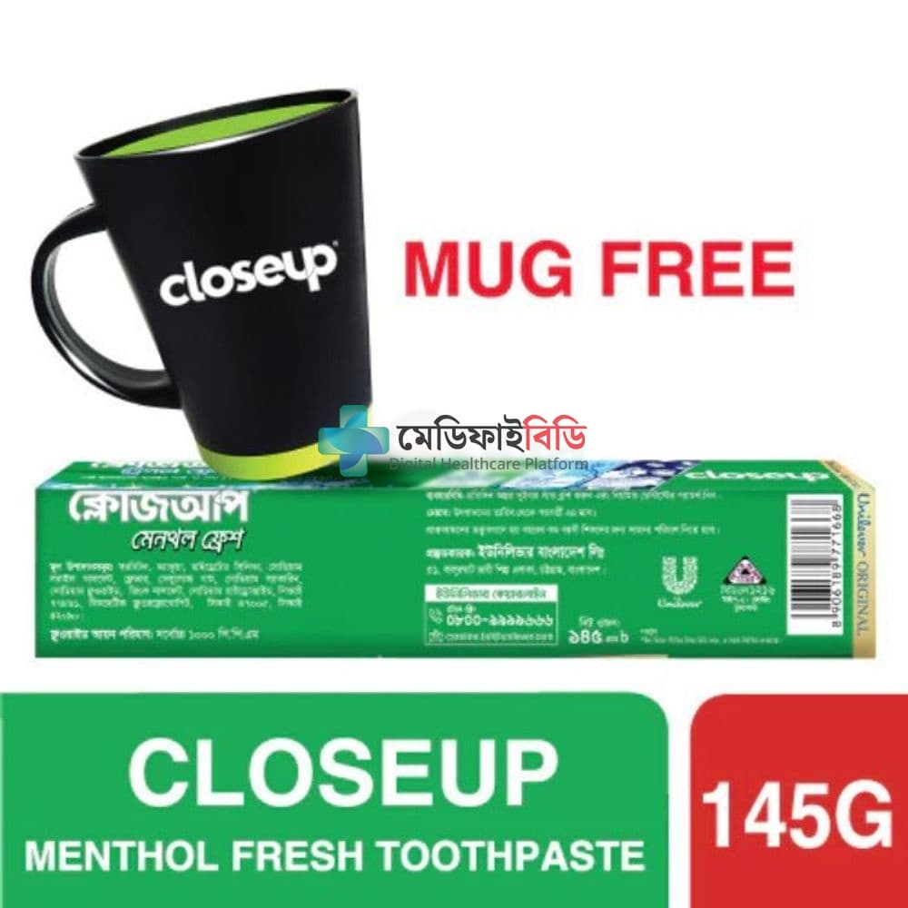 Closeup Toothpaste Menthol Fresh 145g (Mug Free) null — 