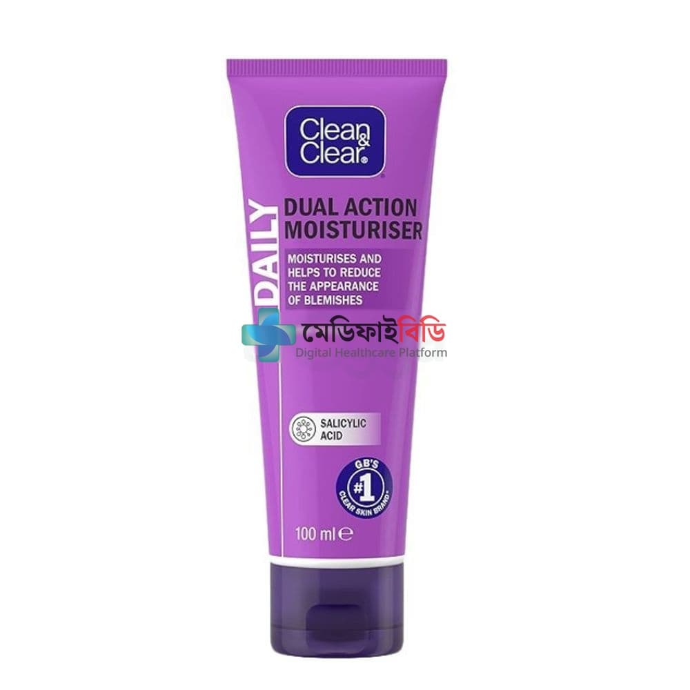 Clean & Clear Dual Action Moisturiser 100ml null — 