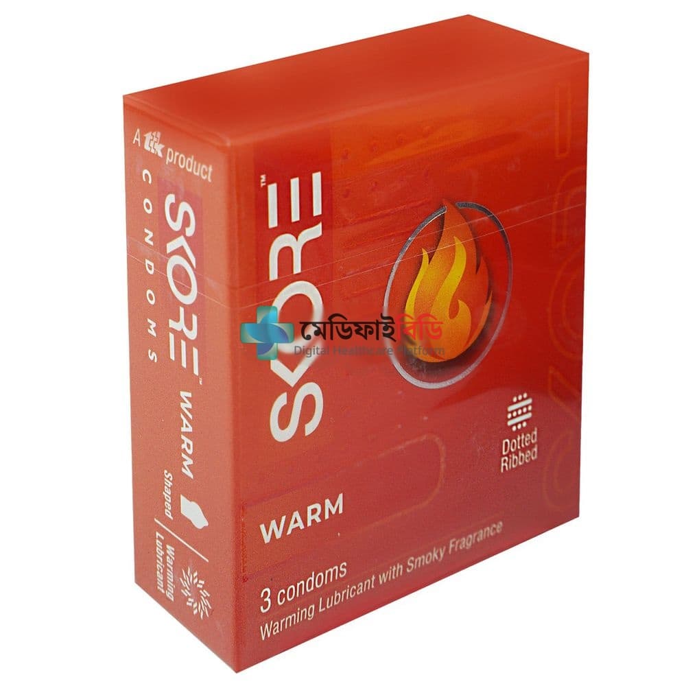 Skore Warm Condom 3's Pack null — 