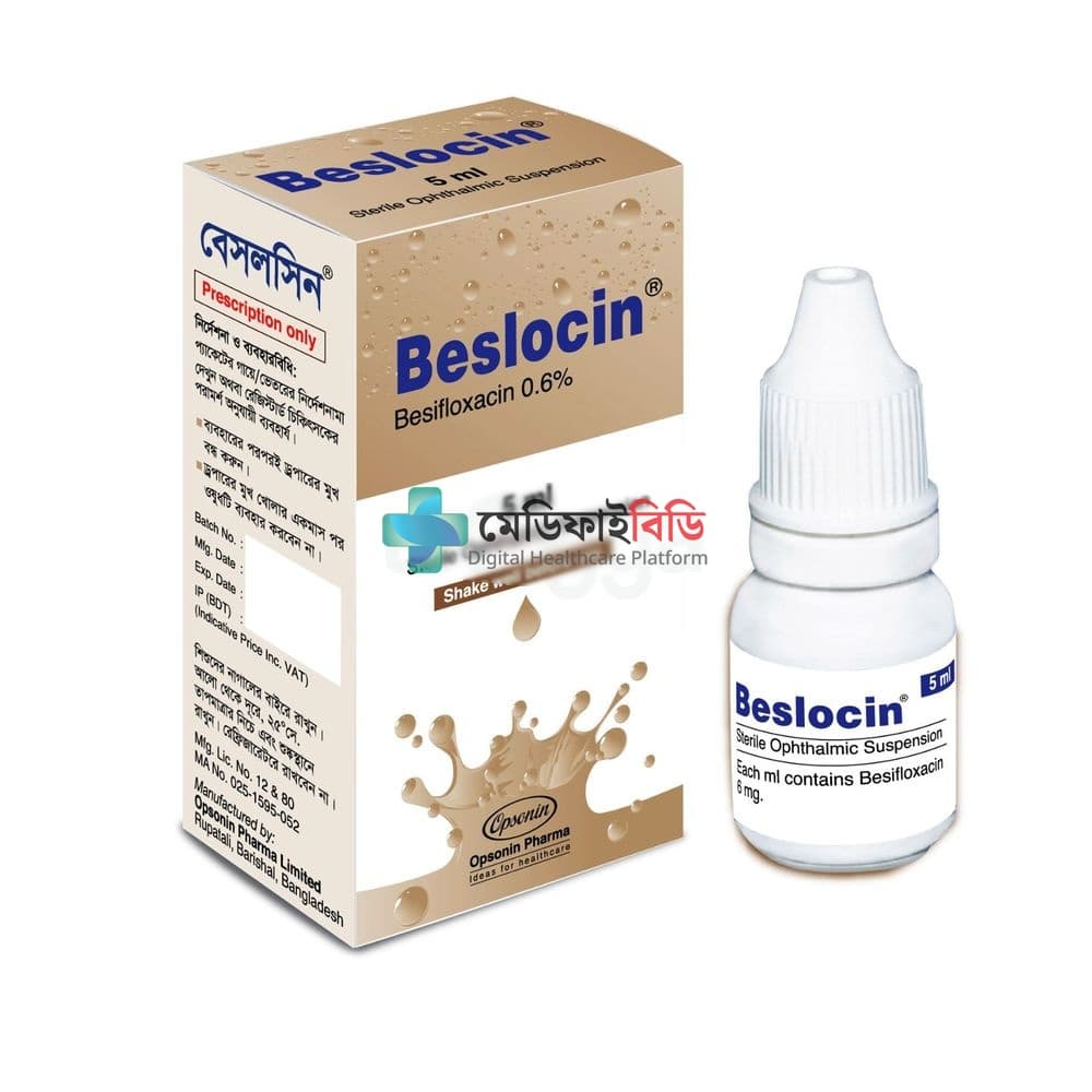 Beslocin 0.60% — Besifloxacin 0.6% Eye prep
