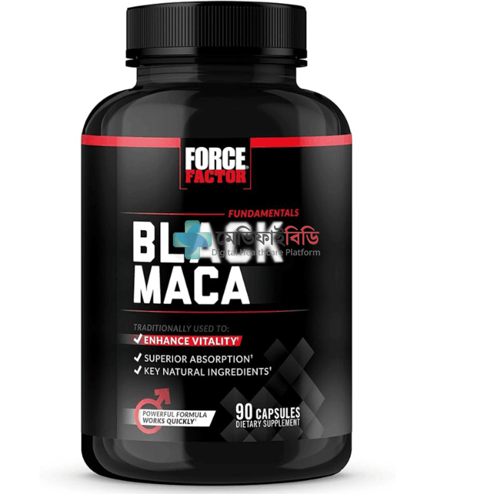 Force Factor Black Maca Root 1000mg 90 Capsules null — 
