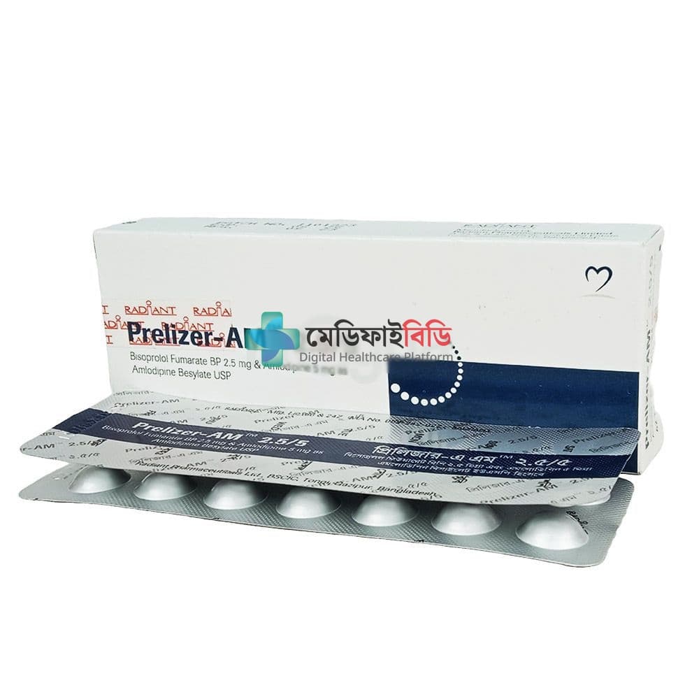 Prelizer AM 2.5/5 2.5mg+5mg — Bisoprolol + Amlodipine