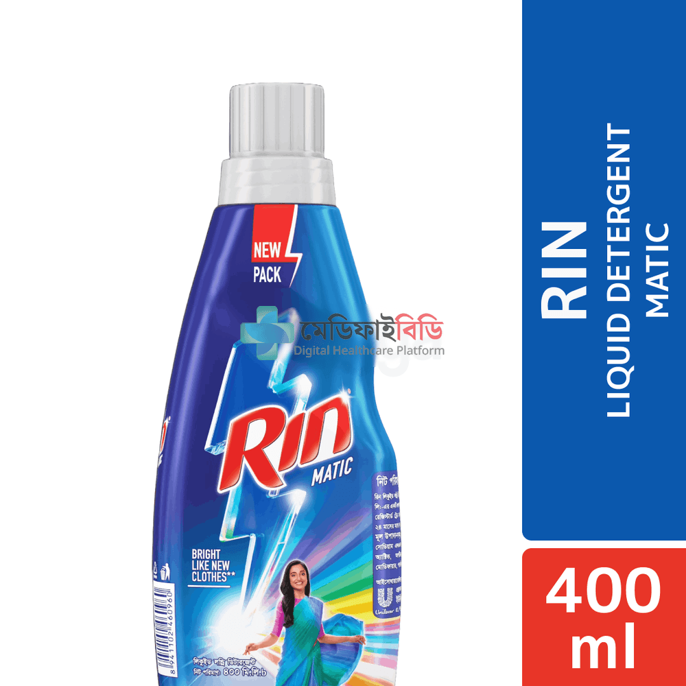 Rin Liquid Detergent 400ml null — 