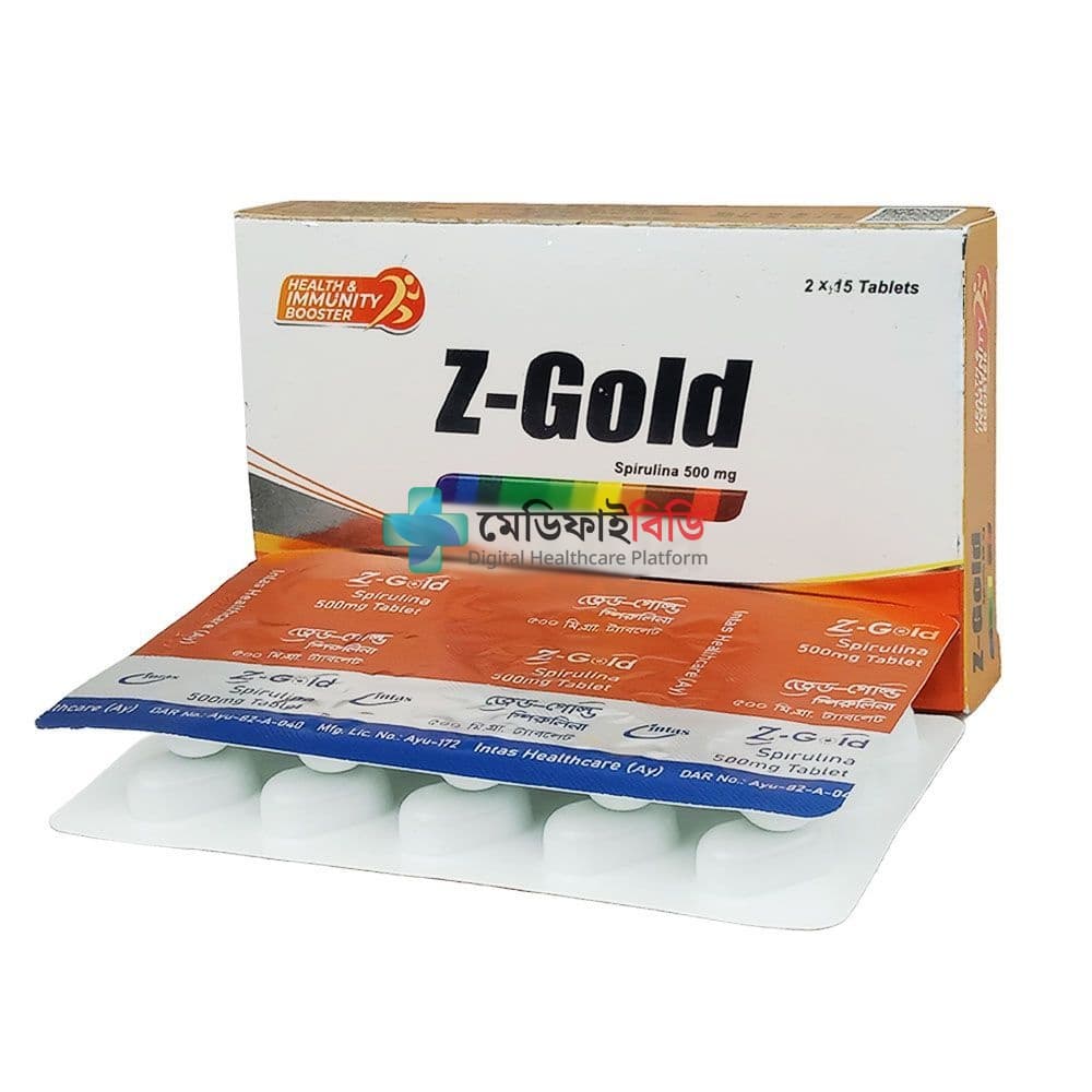 Z-Gold 500mg — Spirulina