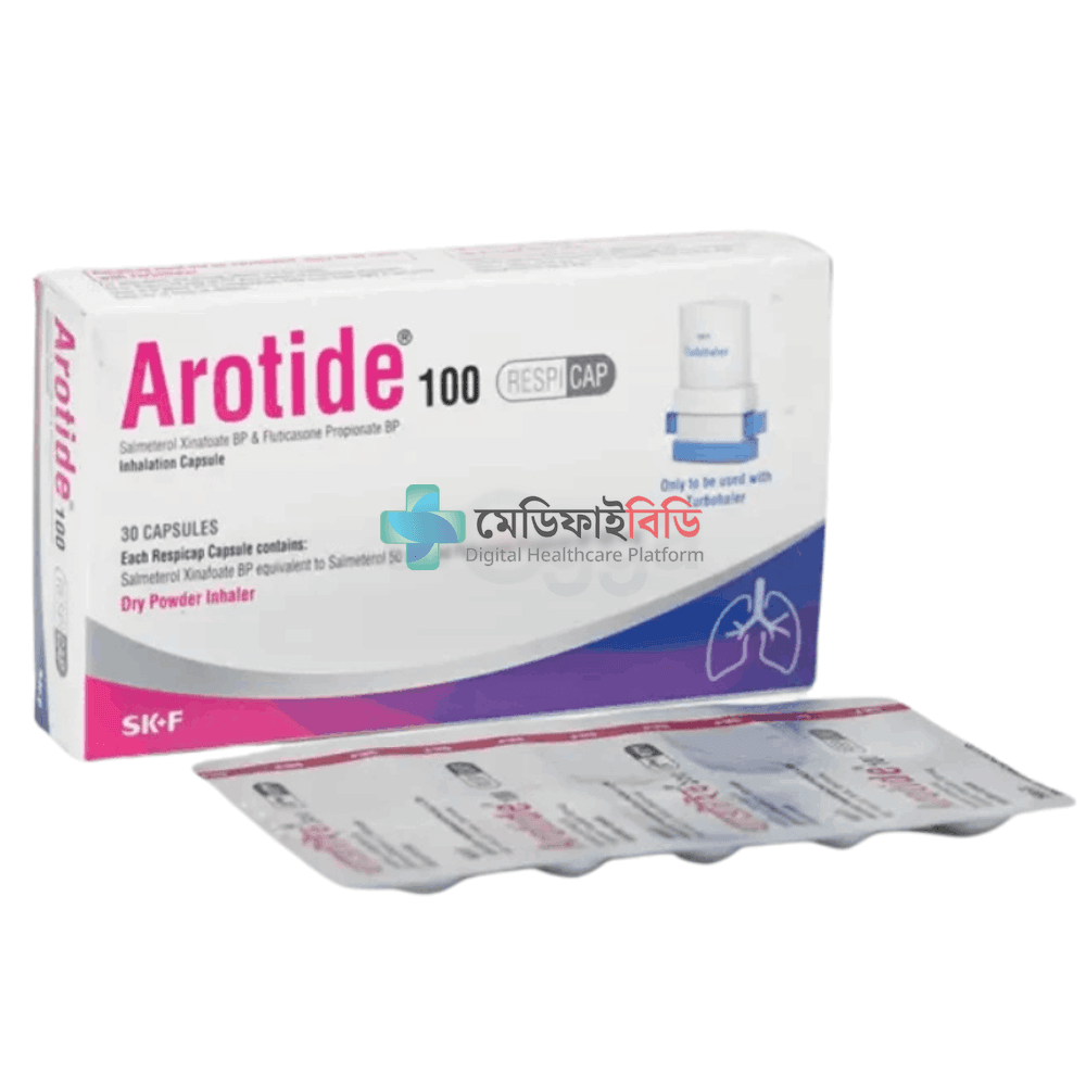 Arotide 100 50mcg+100mcg — Salmeterol + Fluticasone