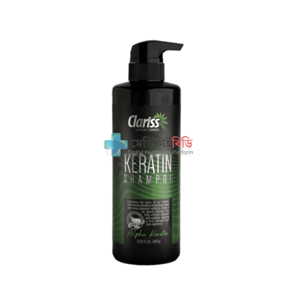 Clariss Keratin Shampoo 400ml null — 