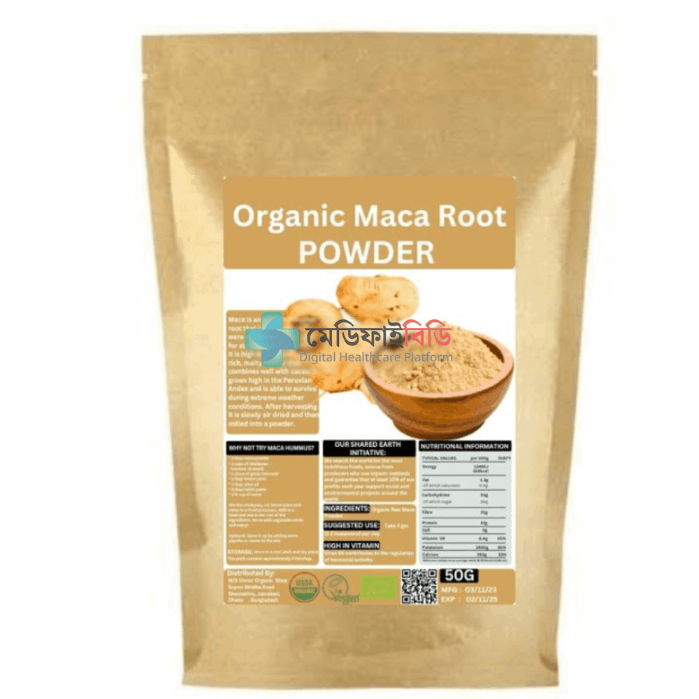 Organic Maca Root Powder 50gm null — 