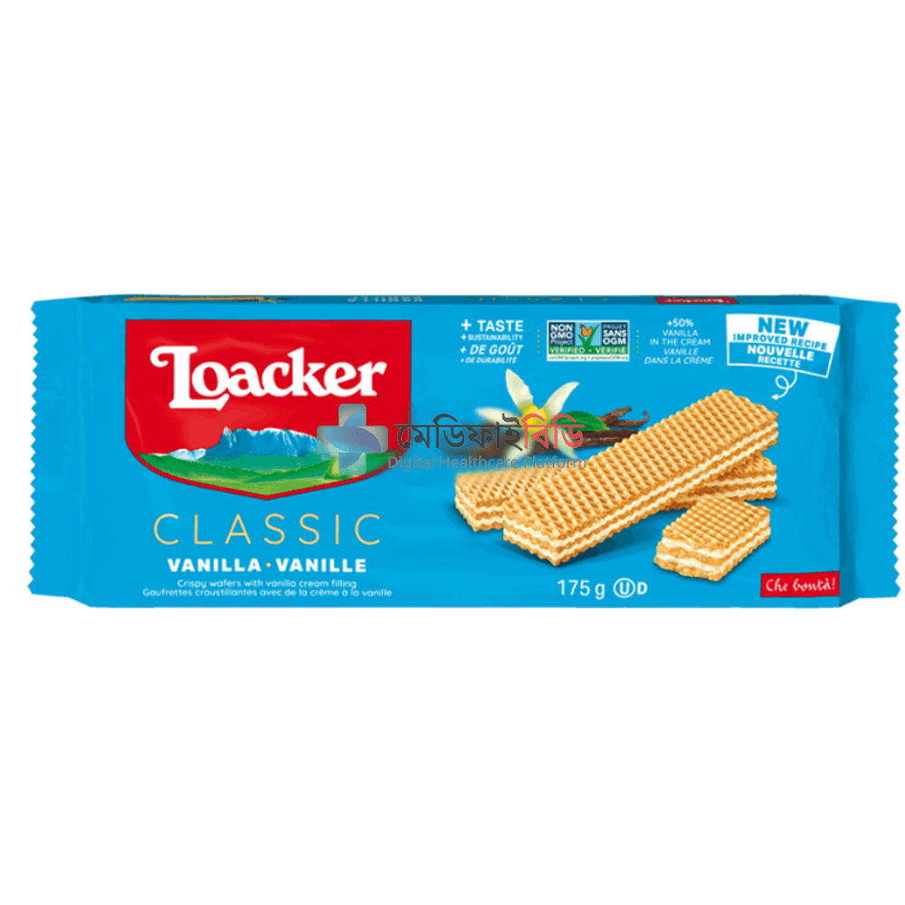 Loacker Classic Vanilla Crispy Wafers 175g null — 
