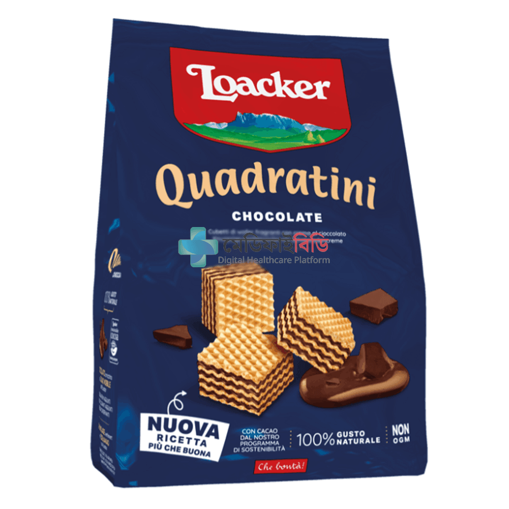 Loacker Quadratini Chocolate Bite Size Wafer 125g null — 
