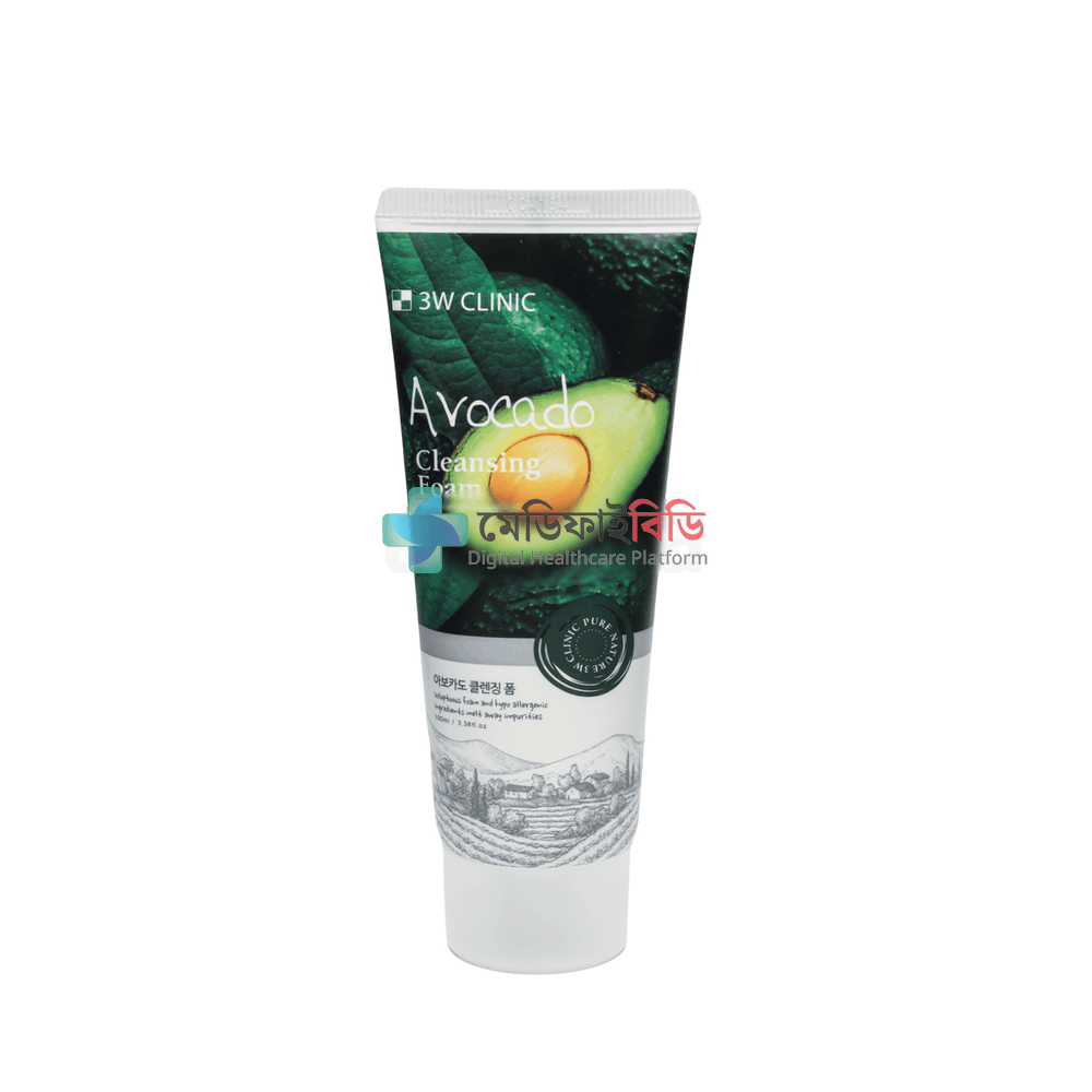 3W Clinic Avocado Cleansing Foam null — 