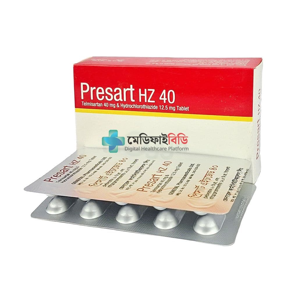 Presart HZ 40 40mg+12.5mg
