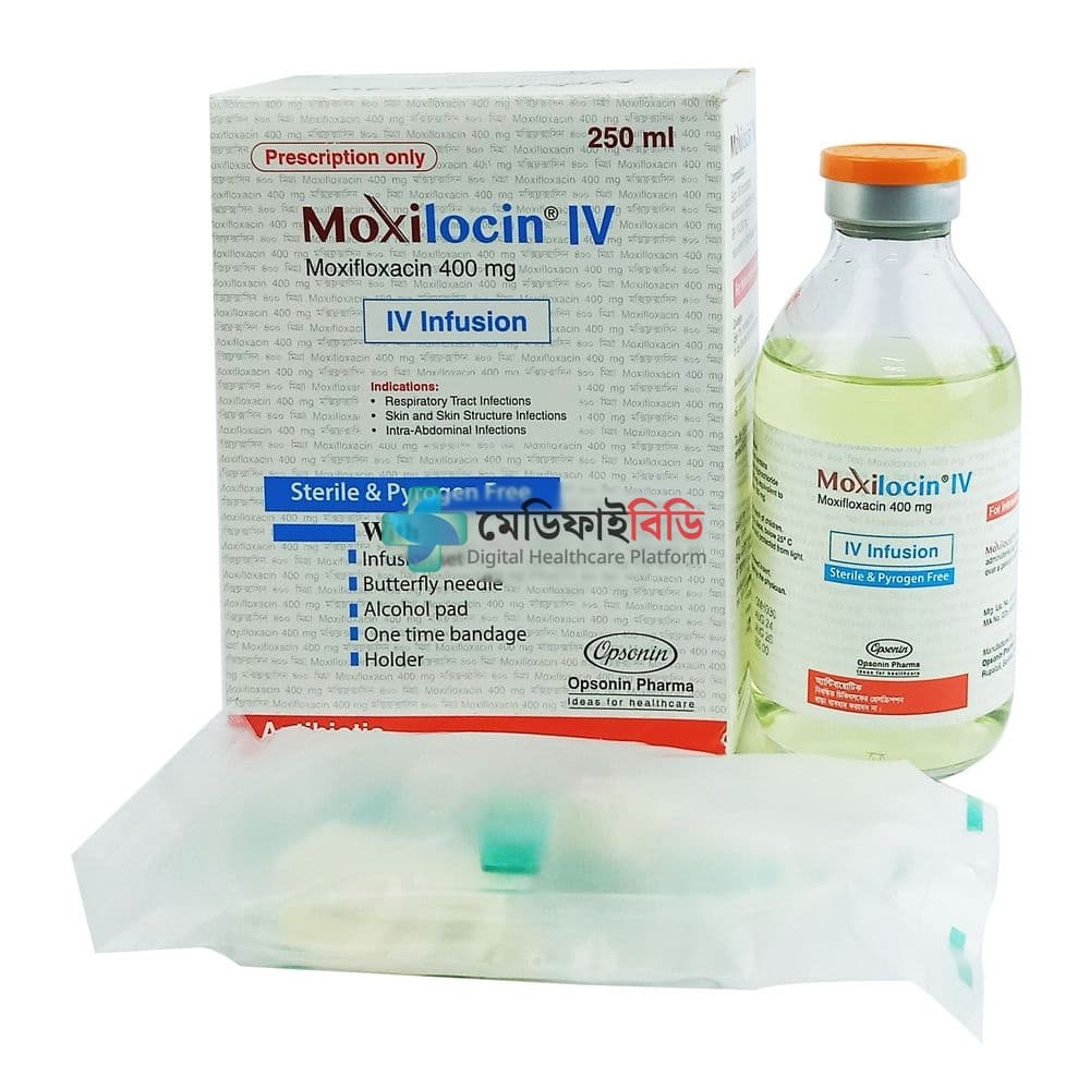 Moxilocin 400mg IV 0.16%