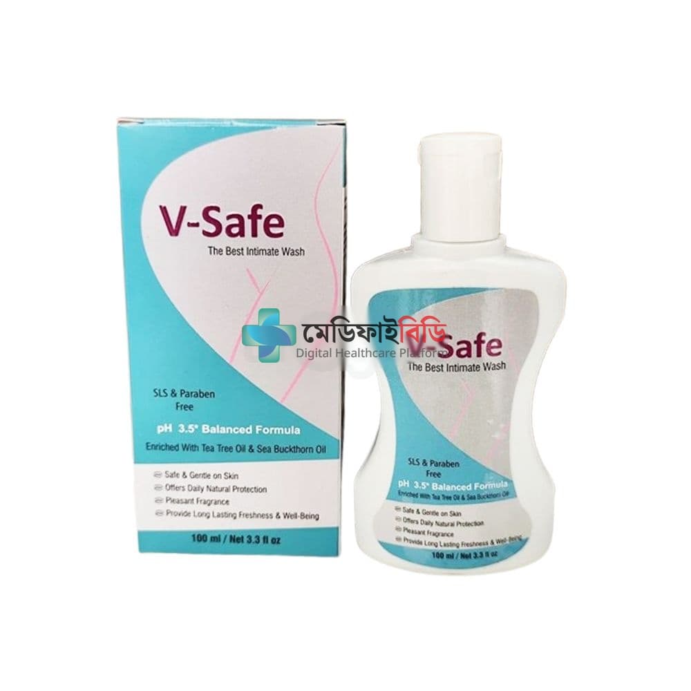 V Safe Intimate Wash 100ml null — 