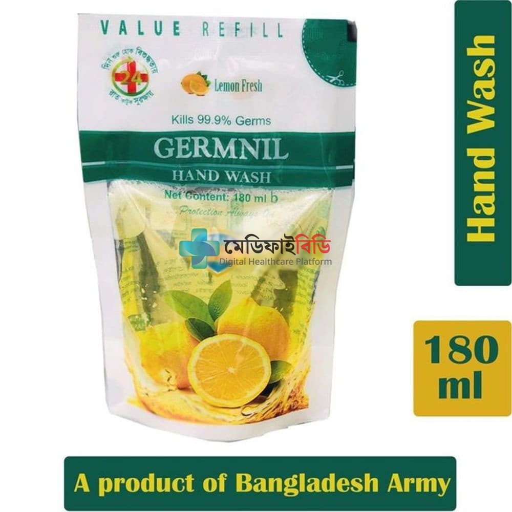 Germnil Value Refill Hand Wash Lemon 180ml null — 