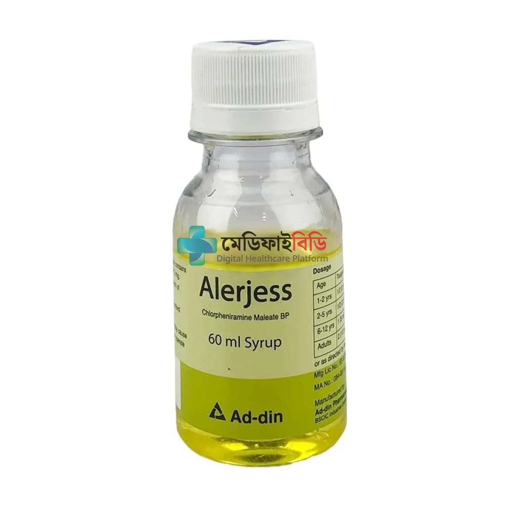 Alerjess 60ml Syrup 2mg/5ml