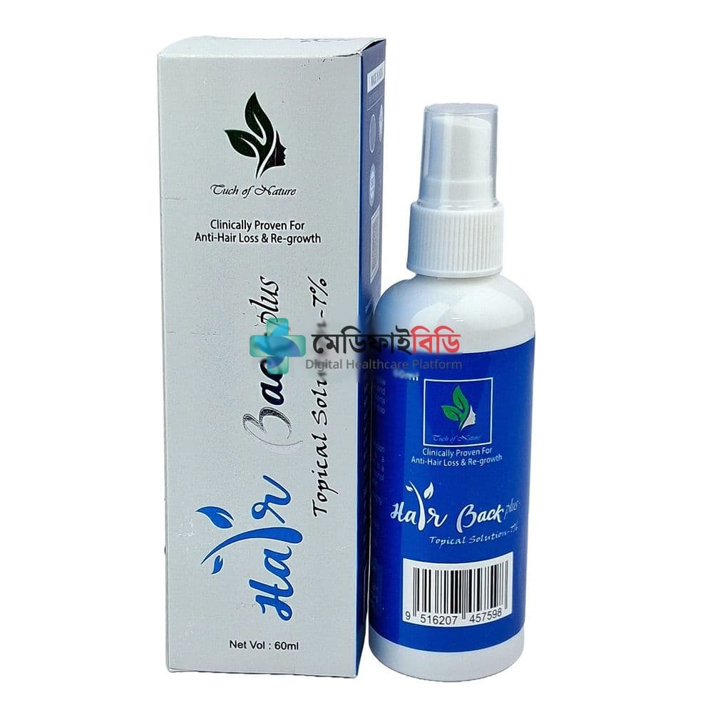 Hair Back Plus Topical Solution 7% 60ml null — 