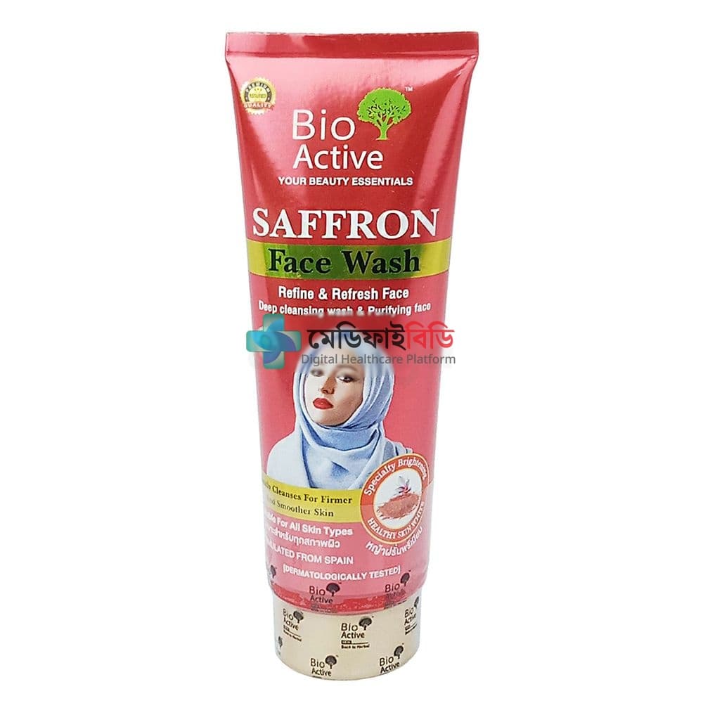 Bio Active Saffron Face Wash 90gm null — 