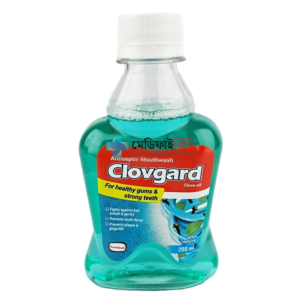 Clovgard Antiseptic Mouthwash 200ml null — 
