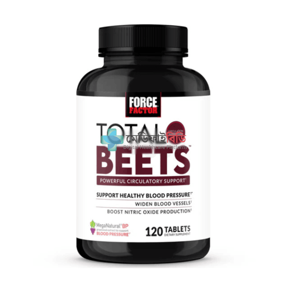 Force Factor Total Beets, Powerful, Circulatory Support 120 Tablets null — 