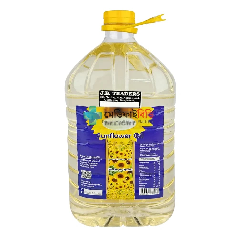 Delight Sunflower Oil 5000ml null — 