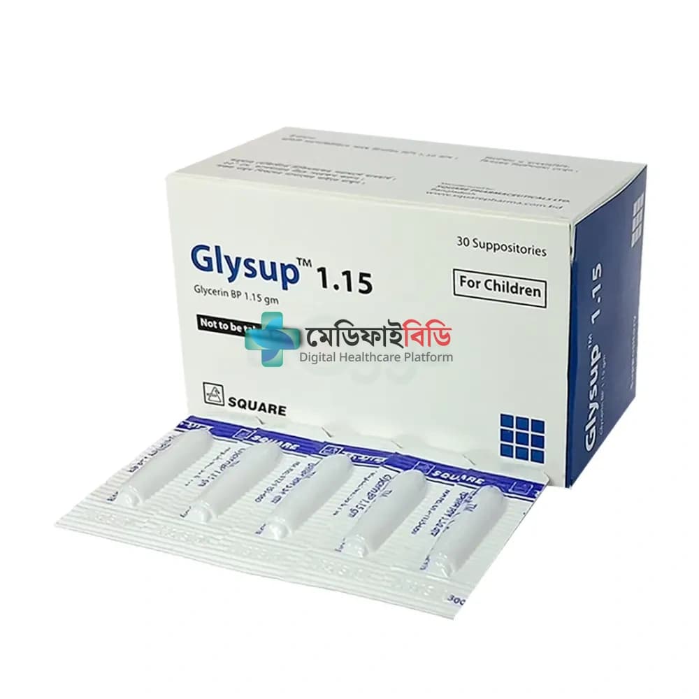 Glysup 1.15 Suppository 1.15gm
