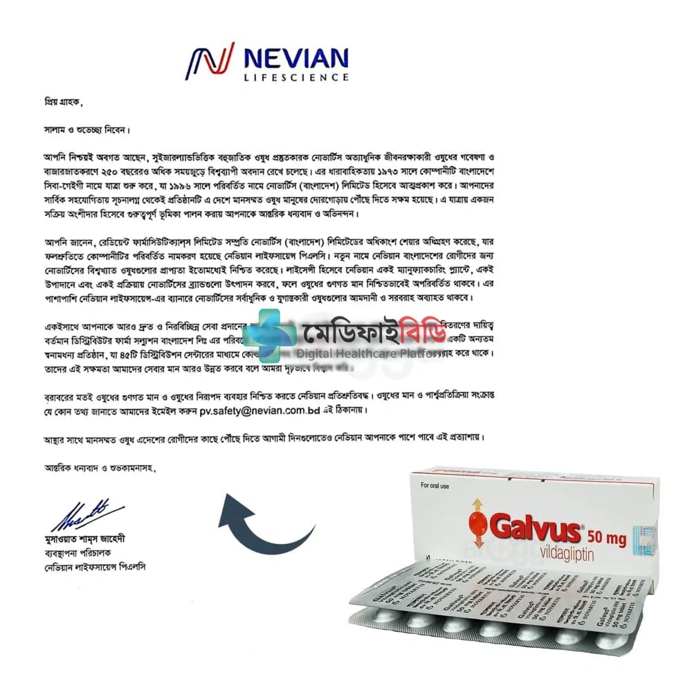 Galvus 50 50mg