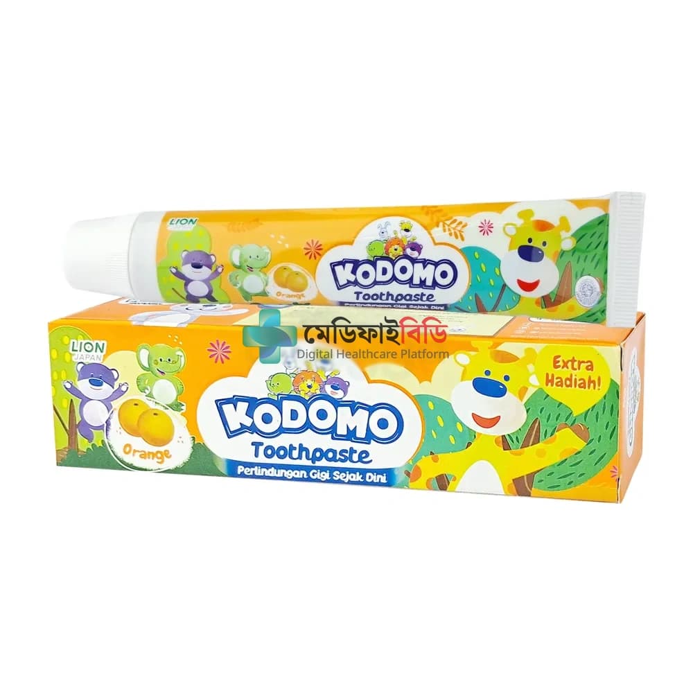 Kodomo Baby Toothpaste Orange 45gm null — 